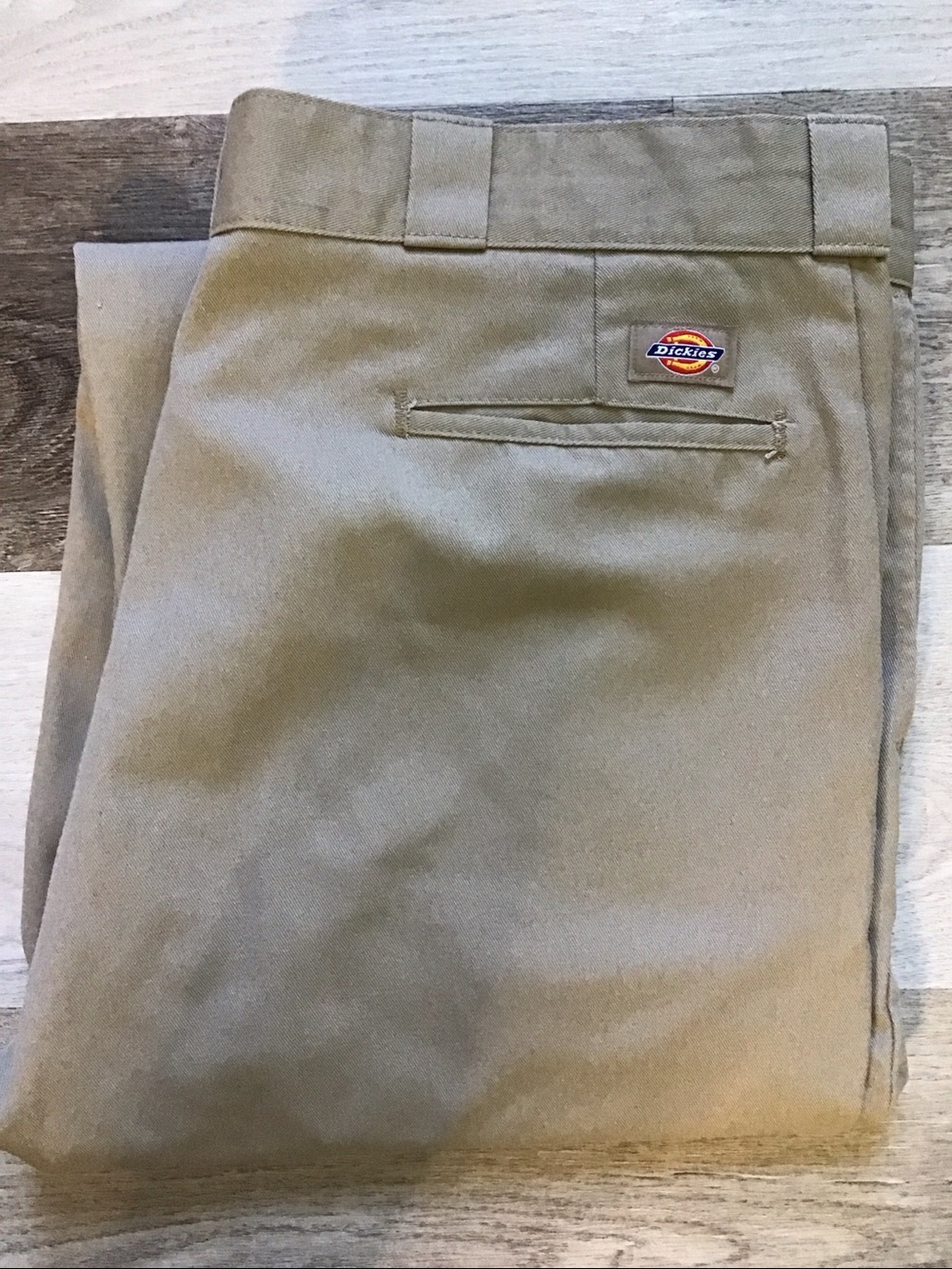 Dickies Men’s Khaki Original Fit Work Chinos